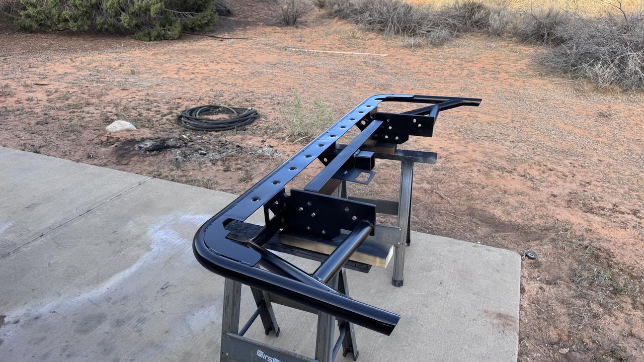 bumper spraypainted